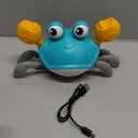 control future Crawling Crab Baby Toy - Infant Tummy Time Toys 3 4 5 6 7 8 9 10 11 12 Babies Boy 3-6 6-12 Learning Crawl 9-12 12-18 Walking Toddler 36 Months Old Music Development 1st Birthday Gifts (Green)