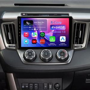 8 Core 4+64G Car Radio for Toyota RAV4 2013-2018 with CarPlay Android Auto
