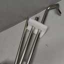 Umbra Twilight Curtain Rod Set Wrap Around Design Ideal for Blackout or Room Darkening Panels, 30 to 84 Inches, Nickel