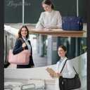 Bagstellar Teacher Tote Bag for Women, 15.6" Laptop Work Tote Computer Bag