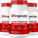 (3 Pack) ForgeLabs Blood Stabilizer – Daily Natural Formula with a Powerful Blend to Support Balanced Levels, Steady Energy & Healthy Circulation | Forge Labs Easy-to-Swallow Pills (180 Capsules), Exp: 06/2028
