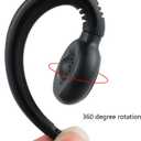 Swivel Headset for Motorola Radios (HKLN4604 HKLN4604A HKLN4604B) Replacement for CLS/DTR/RDX/AX/XTN Series Walkie Talkies (2 Packs)
