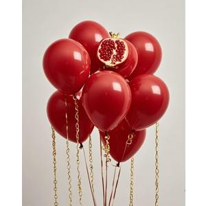 Red Balloons 120 pcs 10 Inch Matte Red Latex Helium Balloons for Graduation Wedding Valentine's Day Memorial Day Christmas Engagement Birthday Party Decorations(with 1 Ribbon)