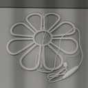 Flower Neon Signs Warm White LED Neon Light for Wall Decor Flowers Shaped Light up Sign for Bedroom, Christmas Gift, Shop, Teen Room, Dormitory (12.6 x12.6 inch)