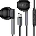 USB C Samsung Headphones Wired for Samsung Galaxy S26 S25 Edge S24 Ultra S23 S22 S21 S20 A17 A56 A36 A26 A16 A55 A35 A25 A15 A54,Type C Wired Earphones Earbuds for iPhone 17e 17 Pro Max Air 16e 16 15