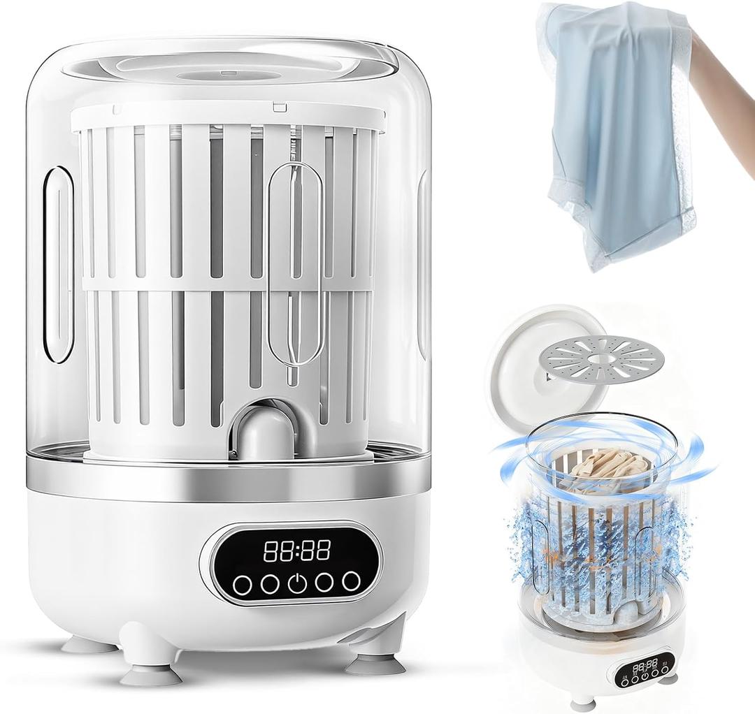 3L Portable Washing Machine,3 In 1 Portable Washer And Dryer Underwear Washing Machine, Mini Lavadora Portatil for Home, Apartment, Hotel, Camping & Travel (3L capacity)