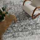 Runner Rug Washable Kitchen Runner: 2'x 6' Hallway Runner Rugs Stain Resistant Non Slip Low Pile Soft Boho Carpet Runners for Hallways Bedroom Entryway Indoor Beside Bathroom Laundry Room