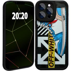 Cool Luxury Phone Case for iPhone 13 Pro Max Case for Boys,Men Classic Sneaker 3D Design,Aesthetic Street Shockproof Designer Cases Compatible with iPhone 13 Promax Blue