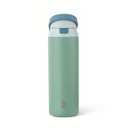 24oz Stainless Steel 2-in-1 Straw and Chug Water Bottle with Push Lid, Sage