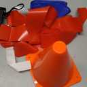 Flag Football Set, 14 Player/ 28 Player Football Flags and Belts Set, Includes Belts, Football Flags, Cones