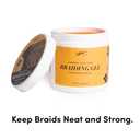 The Hair Shop Braiding Gel, Maximum Extreme Hold to Smooth & Tame Frizz, Made w/Herbal Leaf Extract for No Flakes or Drying, Adds Shine & Holds Braids, Locks, Cornrows, & Twists (15 fl oz)