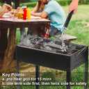 GRILLART Grill Brush [Wire + Helix] Combined BBQ Brush - Safe & Efficient Grill Cleaning Brush - 18" Grill Cleaner Brush Scrubber for Gas/Porcelain/Charbroil Grates – BBQ Accessories Gifts for Men/Dad