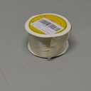 Double Face Ivory Satin Ribbon 2 inch X 25 Yards Polyester Ivory Ribbon for Gift Wrapping Very Suitable for Weddings Party Hair Bow Invitation Decorations and More