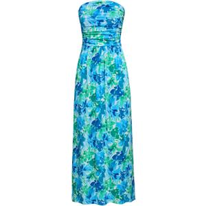GRACE KARIN Women Strapless Dress Casual Loose Ruched Long Maxi Dress with Pockets, Large