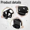 753-09904A 983-05182A Deck Brake Assembly Kit & 783-06424A-0637 Black Deck Belt Cover Compatible with MTD, Troy-Bilt, Craftsman Lawn Mower for 42" Deck 42 Stamped Deck