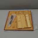 HHSarioneiro 11.8" Crochet Blocking Board with 16 Pins/Pegs, Granny Square Blocking Boards for Crochet Projects, Wooden Crocheting Accessories Gifts for Crocheters