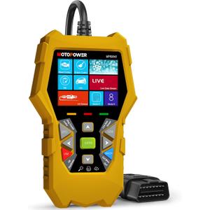 MOTOPOWER MP69040 Car OBD2 Scanner Code Reader Engine Fault Code Reader Scanner CAN Diagnostic Scan Tool for All OBD II Protocol Cars (Yellow)