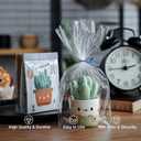 2 x joybest 500 Pcs Cellophane Gift Bags, 9x12 inches Clear Plastic Treat Goodie Bags with Twist Ties for Mugs, Gift Wrapping, Party Favors