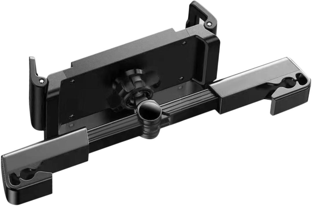 Lurrose Car Tablet Holder for Car Headrest Adjustable Rotating Mount Stand Compatible with Phones and Tablets Backseat Travel Device Holder for Road Trips