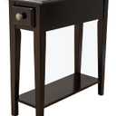 Frenchi Furniture End table, 23.64 x 10.24 x 24 in, Dark Cherry