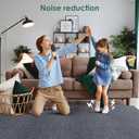 VallisCo Carpet Tile 20 Pack 24 X 24 Self Adhesive Carpet Floor Tiles Anti-Slip Squares Peel and Stick Floor Tile DIY Installation for Bedroom(Dark Grey)