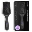 Ergo Mini Ionic Polishing Paddle Brush - Small Detangling Hair Brush for Wet & Dry Use - Professional Hair Care Styling Tool (ER500)