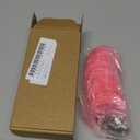 Round Capiz Sea Shells, 2" Shells for Crafting with Closed-end Ring Seashell Beach Real Seashells Fitting for (Wind Chimes Jewelry Making DIY Craft Decoration), 50Pcs&Pink