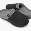 ERGOfoot Orthotic Slippers with Arch Support, Ideal for Plantar Fasciitis, Flat Feet, Heel Pain Relief, Slip on Clog Indoor Outdoor House Shoes with Anti-Skid Rubber Sole, Size 7