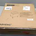 17.7 inches Chenille turfed Ottomans Cube with Legs, Metal-Framed Square Storage Ottoman Foot Rest Stool Holds 770 LB for Dorm Living Room Bedroom Gray UASN641G