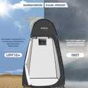AKOZLIN Portable Pop Up Shower Tent Instant Privacy Dressing Changing Tent Outdoor Shower Room Camp Toilet Tent, 39.4" L x 39.4" W x 74.8" H