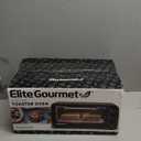 Elite Gourmet 2-Slice Toaster Oven Aluminum,Glass,Plastic Black