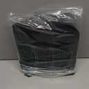 Kaiphy Car Seat Protector - Seat Protection Mat - Thick Padding - Durable, Waterproof Fabric, Leather Reinforced Corners & 3 Pockets for Handy Storage Black (1 Standard Black)