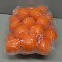 ZEAYEA 24 Pcs Artificial Oranges, Decorative Fake Oranges for Decoration Lifelike, Realistic Fake Fruit Oranges for Christmas Home Kitchen Festival Party Decoration