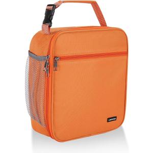 Lunch box Lunch bag for men women Insulated Lunchbox Lunch bags for Work Picnic Travel (Orange)