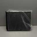 JiGiU Folding Camping Table Portable Pinic Table 3 Level Height Adjustable Aluminum Frame Small Foldable Camp Table Light Weight with Carry Handle for Outdoor Indoor Hiking Camp BBQ Beach (Black)