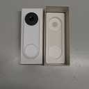 Google Nest Doorbell (Wired, 3rd Gen) - 2K Video and Gemini, Live View, Night Vision, 2-Way Audio - Works with Google Home - 2025 Model - Snow