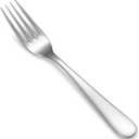 KEAWELL Premium Louise Forks, Set of 4, 18/10 Stainless Steel, Forks Silverware with Round Edge, Exceptional Mirror Finish, Dishwasher Safe (7.3" Salad Fork)