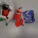 Weewooday 12 Pcs Dog Boots Adjustable Drawstring Puppy Boot Waterproof Anti Slip Dog Paw Protector Breathable with Soft Sole for Small Puppy(Size 4)