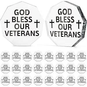 ThreeHoney 24pcs Veterans Day Mens Fathers Day Military gift