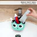 2 x Juju Kitty Sink Drain Basket - Kitchen Sink Strainer Basket - Colander for Kitchen Food Strainer - Drainer for Food Strainers for Kitchen (Green)