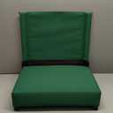 BOWERY HILL Grandstand Comfort Seat in Aluminum Frame in Hunter Green