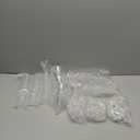 WUWEOT 60 Pack Plastic Martini Glasses, 5 Oz Tall Cocktail Glasses, Unbreakable Appetizer Dessert Cups Drinkware for Home Bar Restaurant Party Supply