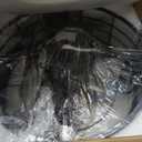16.5 Inch Caged Ceiling Fans with Lights,Black Fandelier