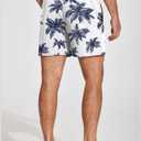Deyeek Men's 5.5" Cotton Pajama Shorts Lounge Sleepwear with Pockets (M)