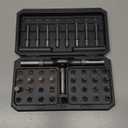 42 in 1 Magnetic Screwdriver Set, DIY Ratchet Screwdriver Set, Multi Bit Magnetic Drive Set with Detachable Ratchet Handle, Portable Compact Repair Tool Kit for Furniture Computer Bicycle Gray (Grey)