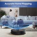 Robot Vacuum and Mop Combo, 6000Pa Strong Suction, LiDAR Navigation, Self-Emptying Dock,90-Day Hands-Free,Smart Mapping,WiFi/App/Alexa,Robotic Vacuum for Pet Hair, Dust, Hard Floors and Carpets