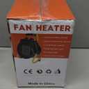 Dura Heat EUH1465 Electric Forced Air Heater with Pivoting Base 5,120 BTU, Yellow (8.5" Height)
