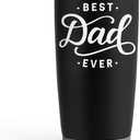 SANDJEST Dad Tumbler Gifts for Dad from Daughters Sons - 20oz Stainless Steel Insulated Coffee Travel Mug Christmas, Birthday, Father's Day Gift