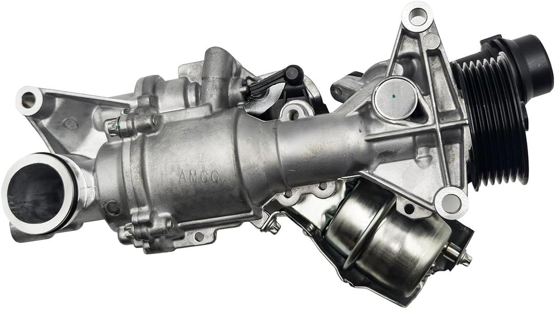 AMCC Engine Water Pump Compatible with Mercedes-Benz M274 E-class W205 C250 C300,E-class W213 E200 E250 E300 GLK200 4Cyl 2.0L Replace:2742001407