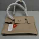 LOVEVOOK Laptop Bag for Women Work Tote 17.3 Inch Briefcase Messenger Bag Waterproof Business Office Professional Large Capacity Handbag Shoulder Bag,Apricot